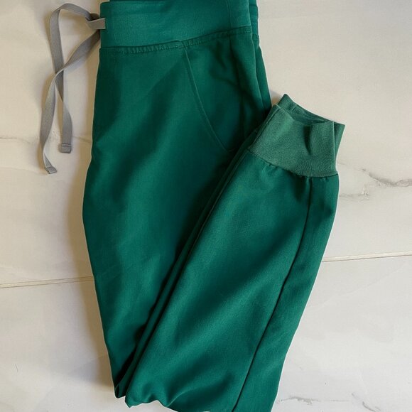 FIGS Zamora Women Jogger Scrub Pants, Hunter Green XS - Picture 7 of 7